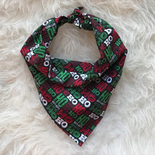 Load image into Gallery viewer, Ho Ho Ho Christmas Bandana