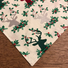 Load image into Gallery viewer, Reindeer Holiday Dog Bandanna