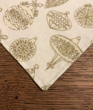 Load image into Gallery viewer, Gold Holiday Dog Bandana