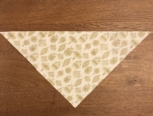 Load image into Gallery viewer, Gold Holiday Dog Bandana