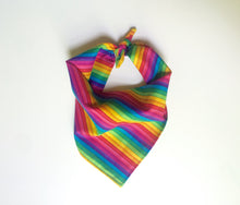 Load image into Gallery viewer, Rainbow Pride Dog Bandanna
