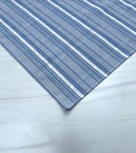 Load image into Gallery viewer, Mykonos Blue Linen Dog Bandana