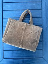 Load image into Gallery viewer, Small Hampden tote - brown Corduroy