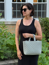 Load image into Gallery viewer, Small Hampden tote - green plaid