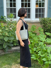 Load image into Gallery viewer, Small Hampden tote - green plaid