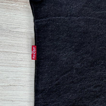 Load image into Gallery viewer, Zippered clutch pouch - black denim