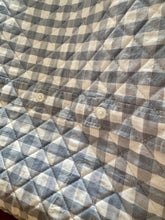 Load image into Gallery viewer, Large Hampden tote - blue gingham