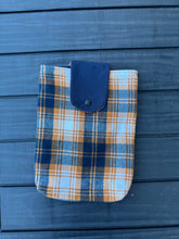 Load image into Gallery viewer, Reclaimed Fabric Book Sleeve - Medium (sample sale item)
