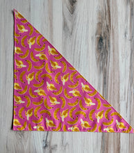 Load image into Gallery viewer, Dog Bandana - Pink Bananas