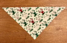 Load image into Gallery viewer, Reindeer Holiday Dog Bandanna