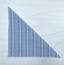 Load image into Gallery viewer, Mykonos Blue Linen Dog Bandana