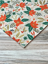 Load image into Gallery viewer, Holiday Poinsettia Bandana